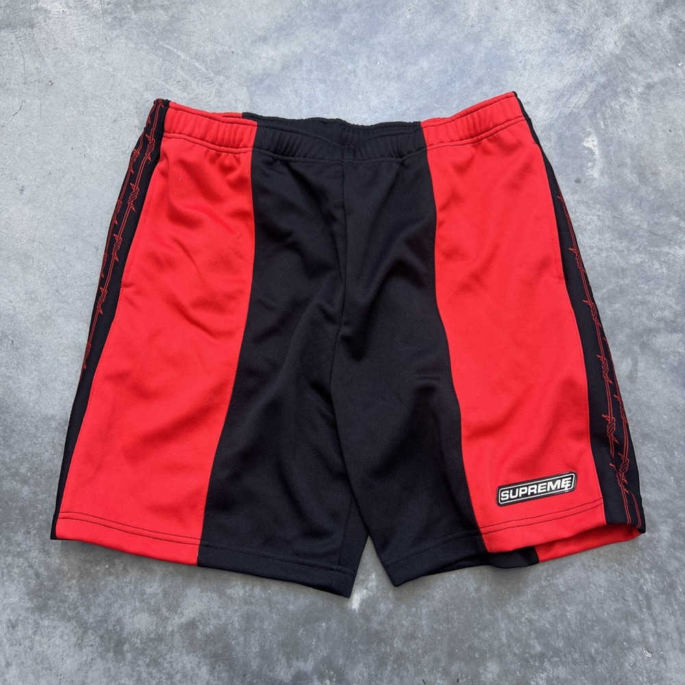 SS19 Supreme Barbed Wire Athletic red short size Large  shorts